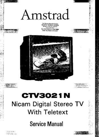 AMSTRAD CTV3021N Service Manual by download #91270