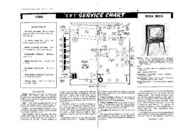 DECCA DM21C Service Information  by download #91376