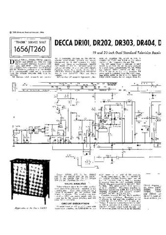 DECCA DR101 Service Information  by download #91387