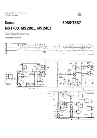 DECCA MS1700 Service Information  by download #91394