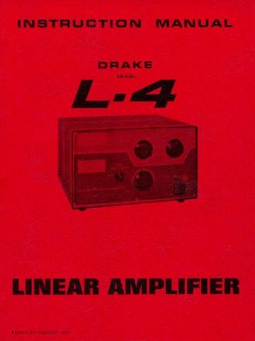 DRAKE L4 Technical Information by download #91405