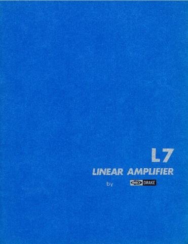 DRAKE L7 Technical Information by download #91408