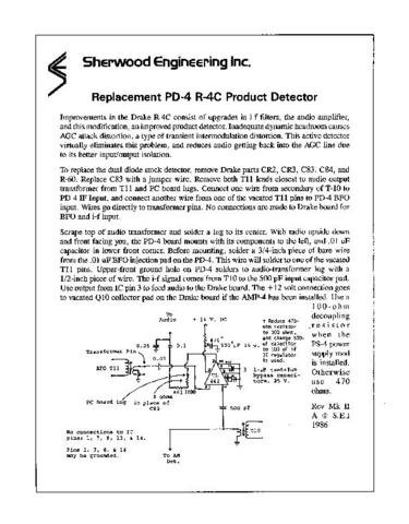 DRAKE PD4 Technical Information by download #91435