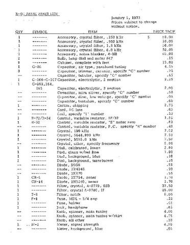 DRAKE R4CPARTS Technical Information by download #91449
