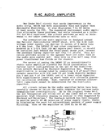 DRAKE R4CSND Technical Information by download #91452