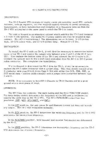 DRAKE RV3 Technical Information by download #91466
