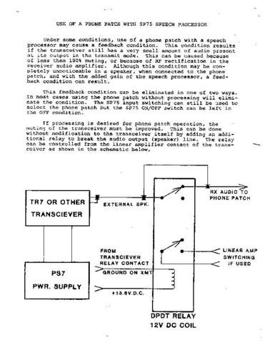 DRAKE SP75MODS Technical Information by download #91477