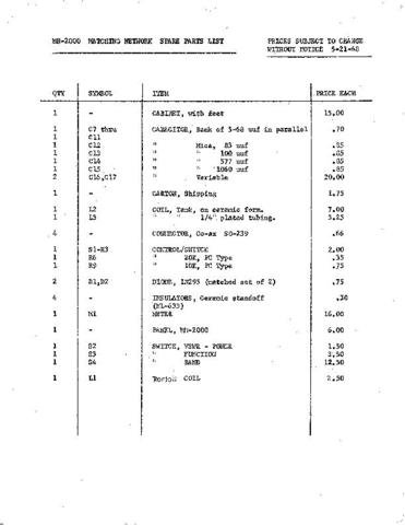 DRAKE SPMN2000 Technical Information by download #91478