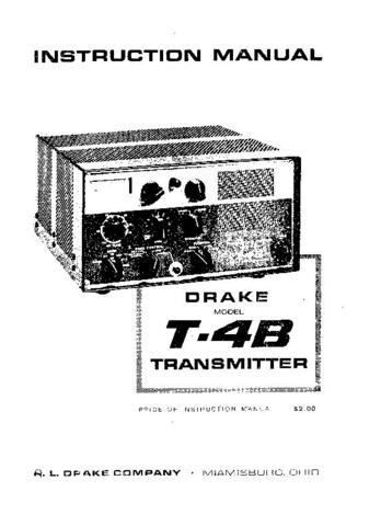 DRAKE T4B Technical Information by download #91488