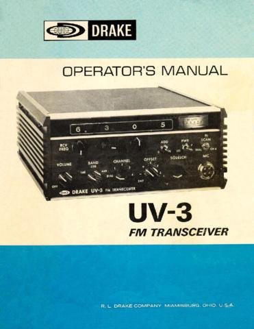 DRAKE UV3 Technical Information by download #91532