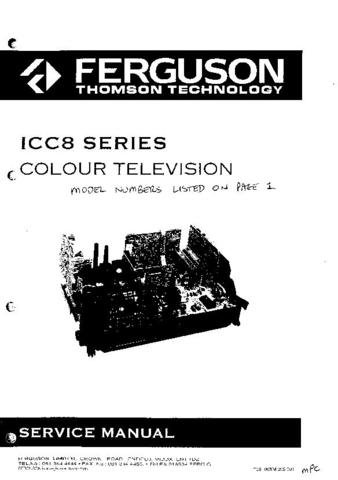 FERGUSON B59F Service Information by download #91553
