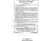 GEC BC4237 Service Information  by download #91574