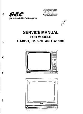 GEC C1657H Service Information  by download #91598