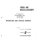 Hewlett Packard 180A Service and Operating by download #91629