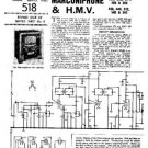 HMV 540 Vintage Service Information  by download #91767