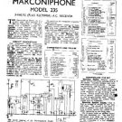 MARCONI 235 Vintage Service Information  by download #91781