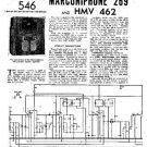 MARCONI 269 Vintage Service Information  by download #91795