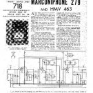 MARCONI 279 Vintage Service Information  by download #91800