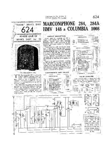 MARCONI 284A Vintage Service Information  by download #91803