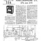 MARCONI 572 Vintage Service Information  by download #91837