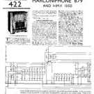 MARCONI 879 Vintage Service Information by download #91855