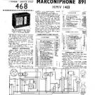 MARCONI 891 Vintage Service Information by download #91857