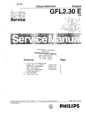 PHILIPS GFL230E Chassis Service Manual  by download #91963