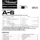 PIONEER A6 Service Manual by download #91970