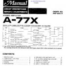 PIONEER A77X Service Manual by download #91972