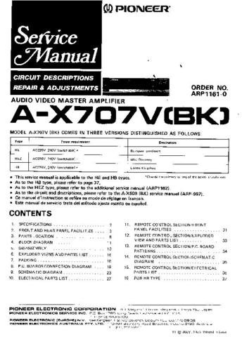 Pioneer Service Manual Download