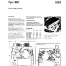 PYE 1400 Vintage Service Information  by download #92002
