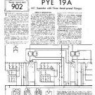 PYE 19A Vintage Service Information  by download #92008