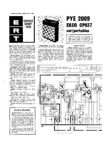 PYE 2009 Vintage Service Information  by download #92012