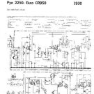 PYE 2250 Vintage Service Information  by download #92021