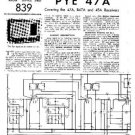 PYE 45A Vintage Service Information  by download #92032