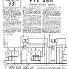PYE 48A Vintage Service Information  by download #92035