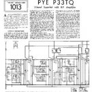 PYE P33TQ Vintage Service Information  by download #92055