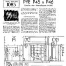 PYE P46 Vintage Service Information  by download #92062