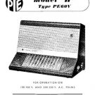 PYE PE60V Vintage Service Information  by download #92086