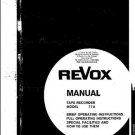 REVOX A77 tape recorder operating guide by download #92124