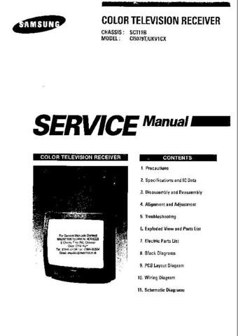 SAMSUNG SCT11B Service Manual by download #92146
