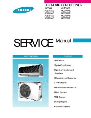 SAMSUNG UQ07A1AE Service Manual by download #92168