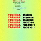 TOSHIBA 1450XS Service Information by download #92254