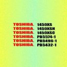 TOSHIBA 1450XSC Service Information by download #92255