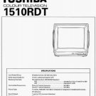 TOSHIBA 1510RDT Service Information by download #92257