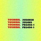 TOSHIBA 2050XS Service Information by download #92260