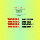 TOSHIBA 2050XSH Service Information by download #92261