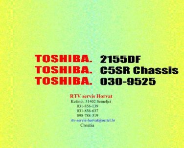 TOSHIBA 2155DF Service Information by download #92264