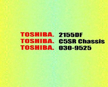 TOSHIBA C5SR Chassis Service Information by download #92275