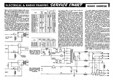 VALRADIO D12-120S Vintage Service Information by download #92308
